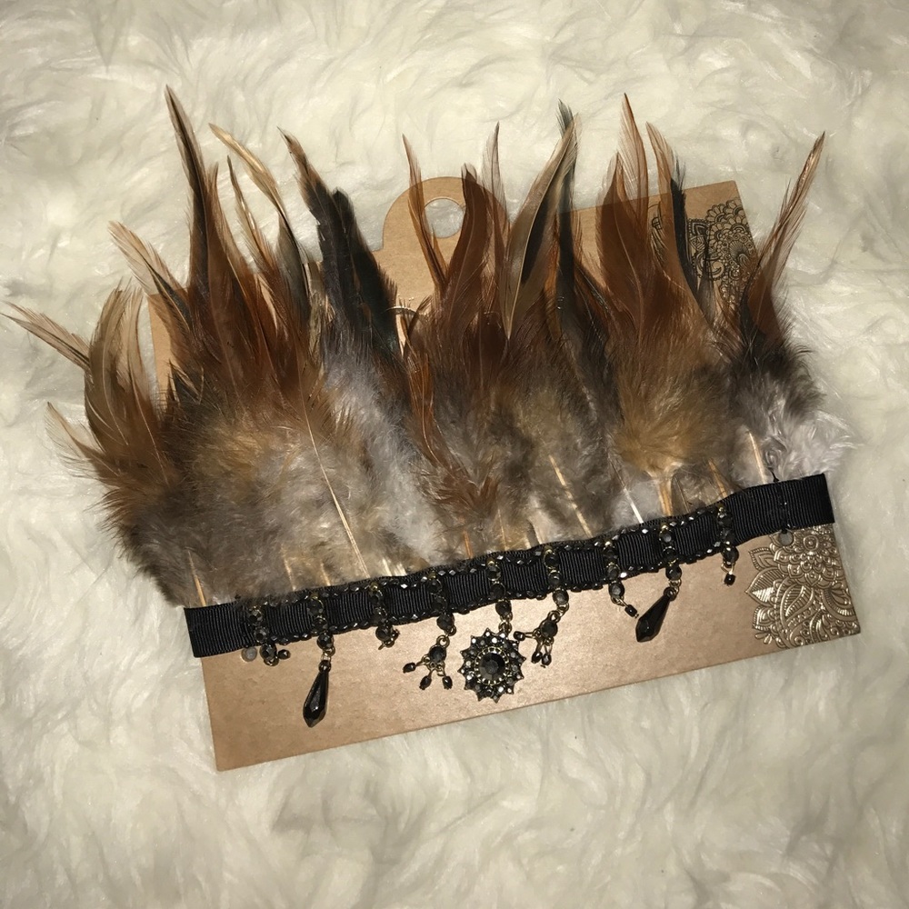 NWT Primark Feather Headband