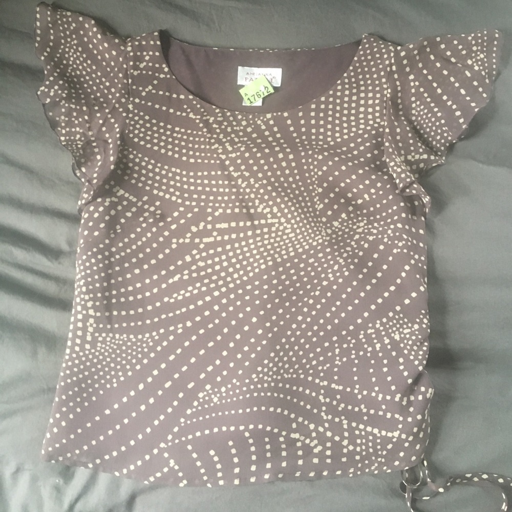 Adrianna Papell 100% silk blouse. Sz 6