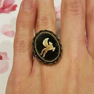 Vintage Pegasus ring