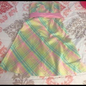 Lilly Pulitzer strapless dress