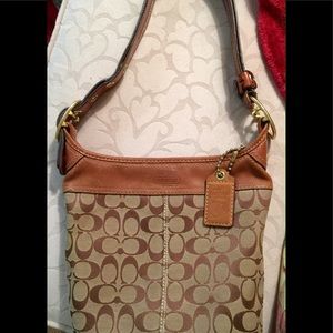 Coach monogram logo shoulder bag.CLEARANCE!!!