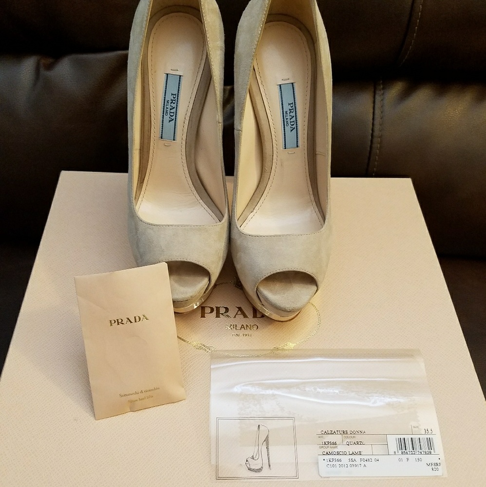"SALE" Authentic Prada "Calzature Donna" Shoes