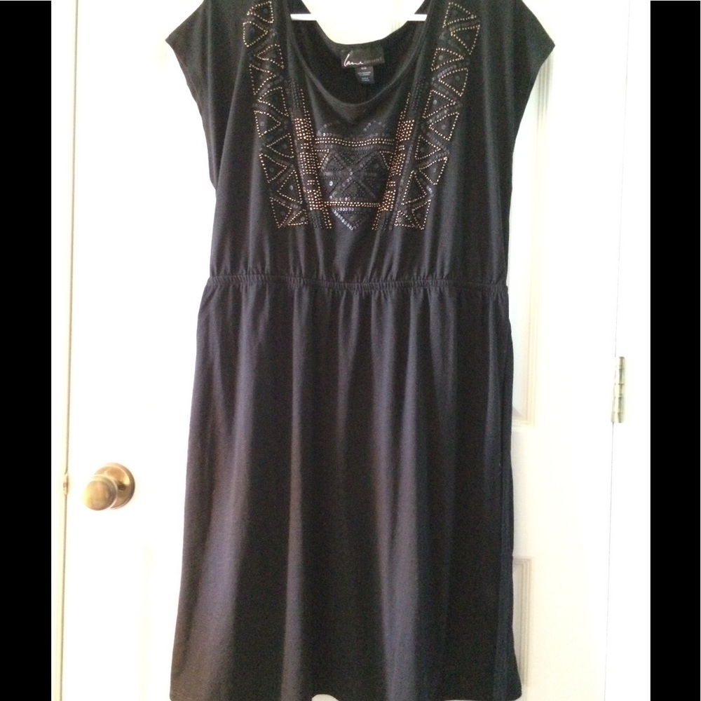 EUC Lane Bryant dress with sequin detailing 14/16 - Picture 2 of 5