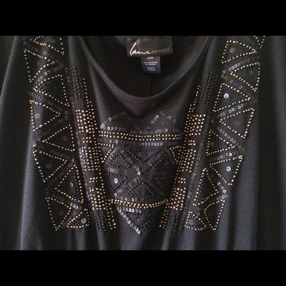 EUC Lane Bryant dress with sequin detailing 14/16 - Picture 3 of 5