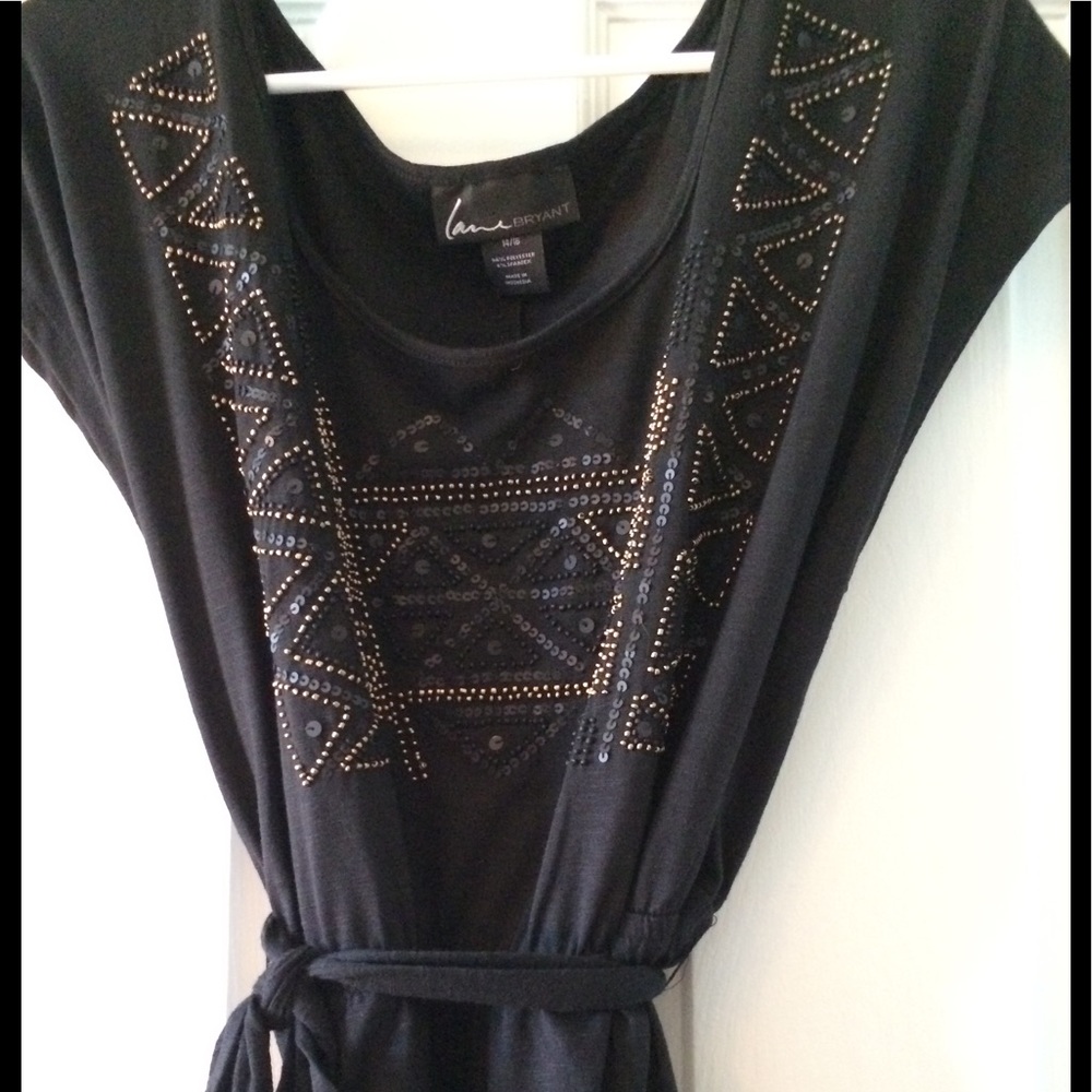 EUC Lane Bryant dress with sequin detailing 14/16 - Picture 5 of 5