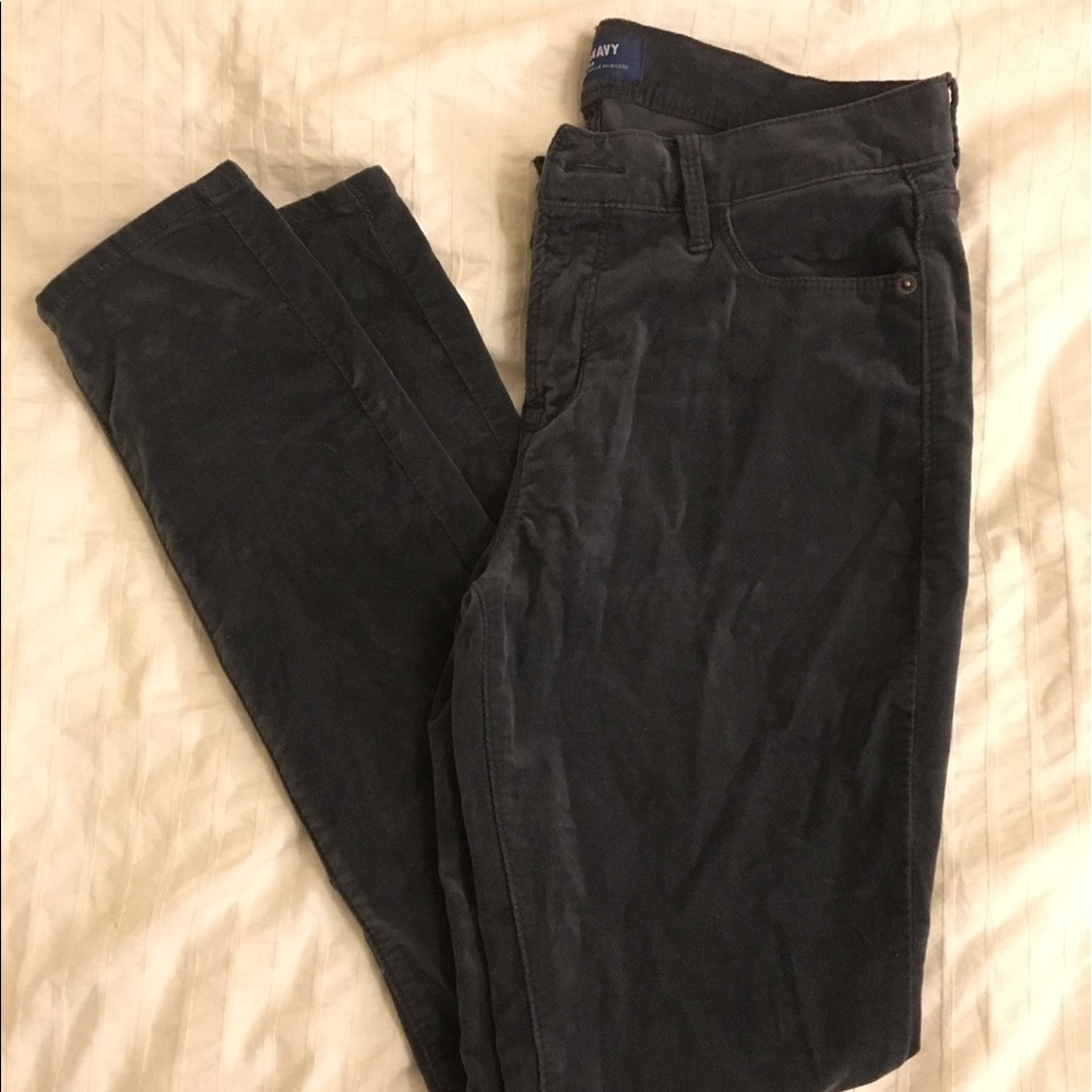 Soft Velvet Skinny Jeans