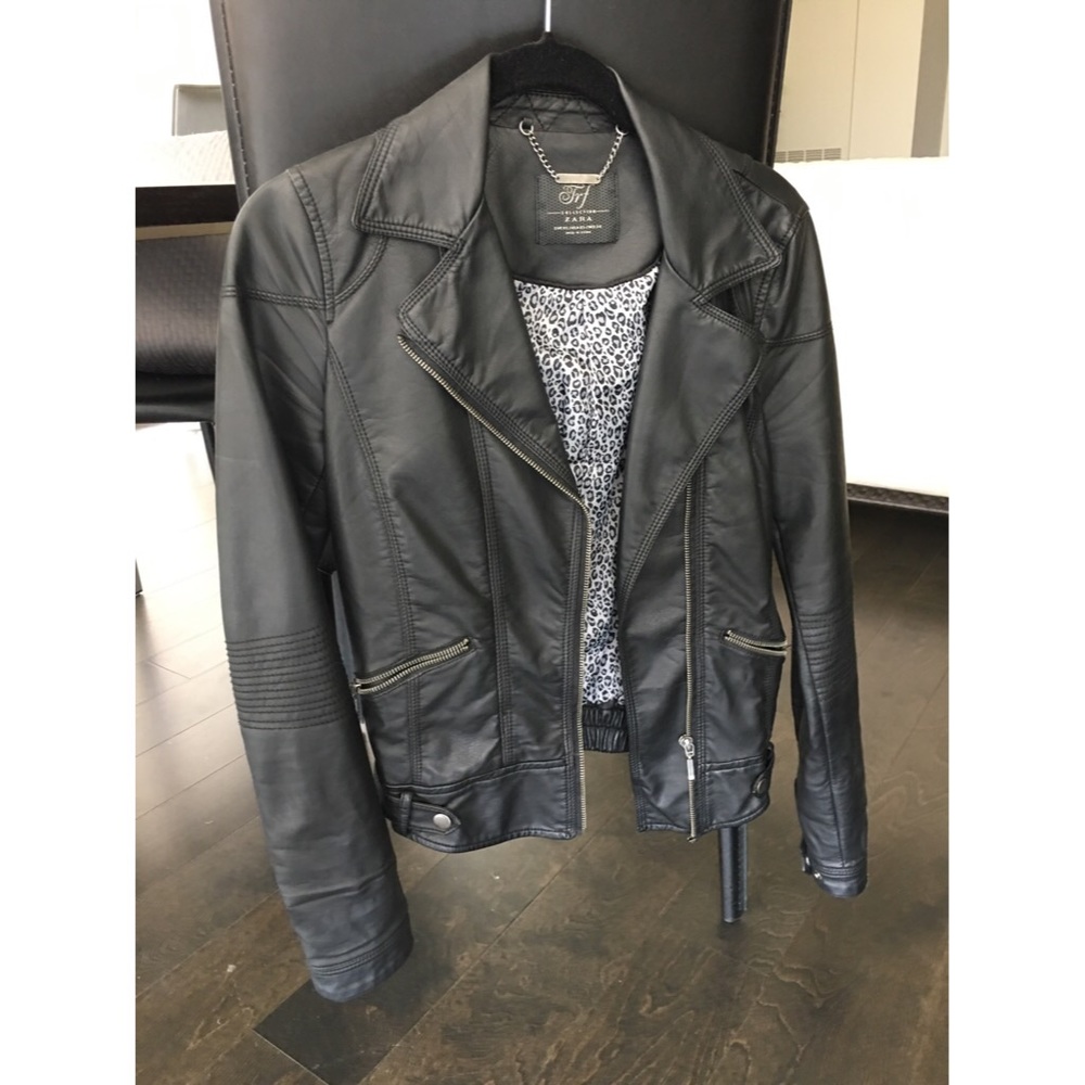 Zara Faux Leather Jacket