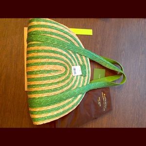 Kate Spade raffia bag