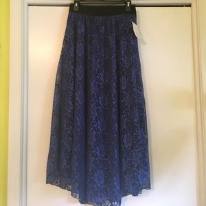 LuLaRoe Lucy Lace Maxi Skirt