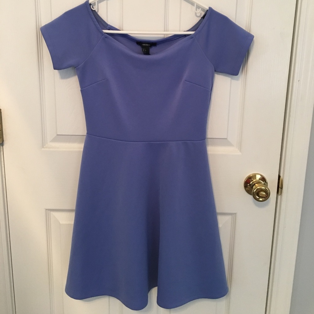 Periwinkle Skater Dress