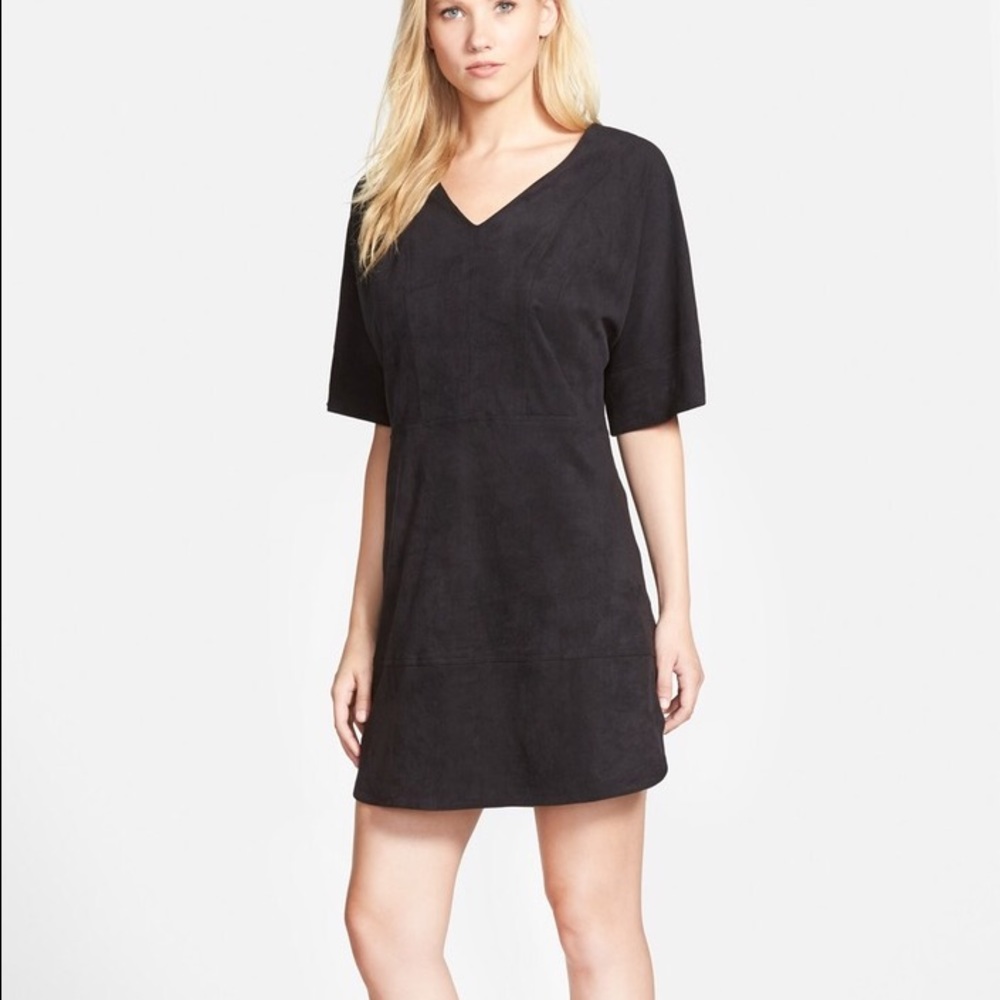 Vince Camuto faux suede dress