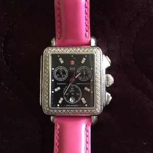 Michele Diamond encrusted Watch