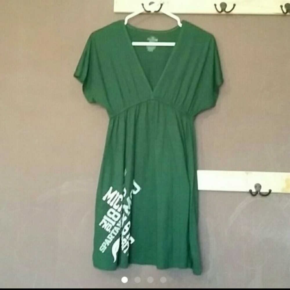 MSU Michigan State Shirt Dress Tunic