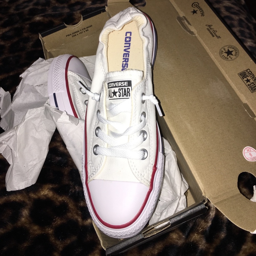 White Shoreline converse slip on - Picture 5 of 7