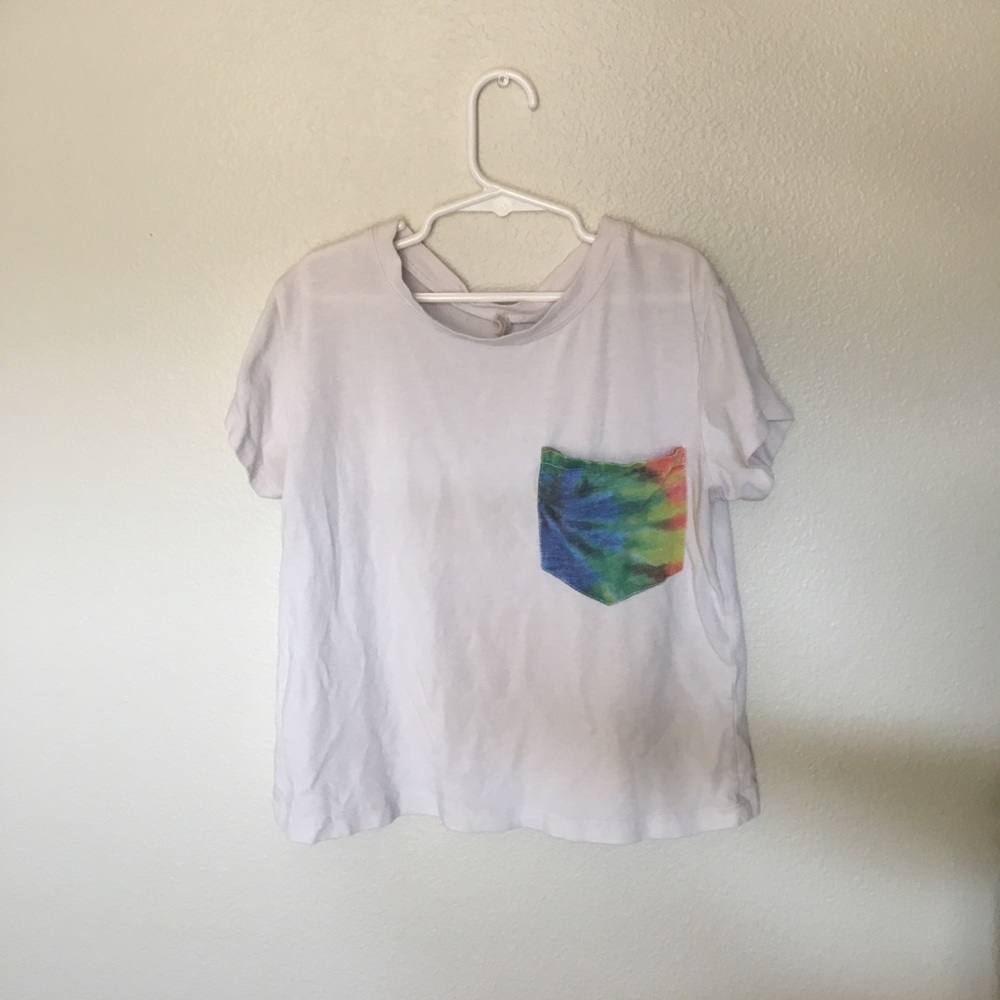 Brandy Melville Tie Dye Pocket Shirt