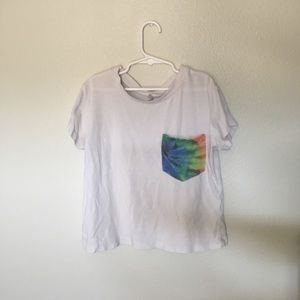 Brandy Melville Tie Dye Pocket Shirt