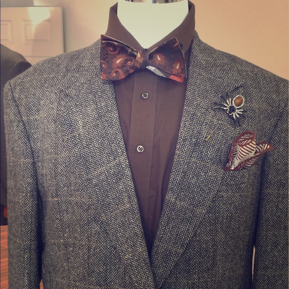 Brown Pinstripes