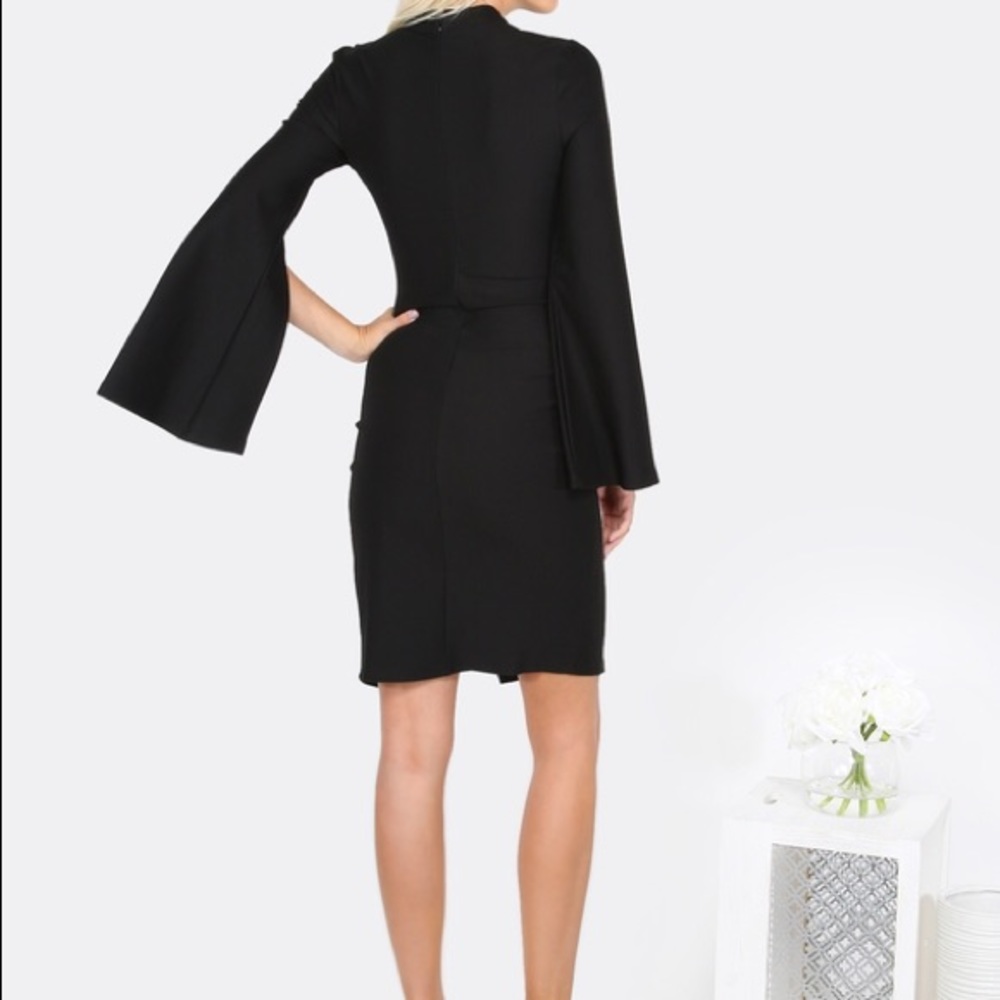 Black Choker Cut Out Dress