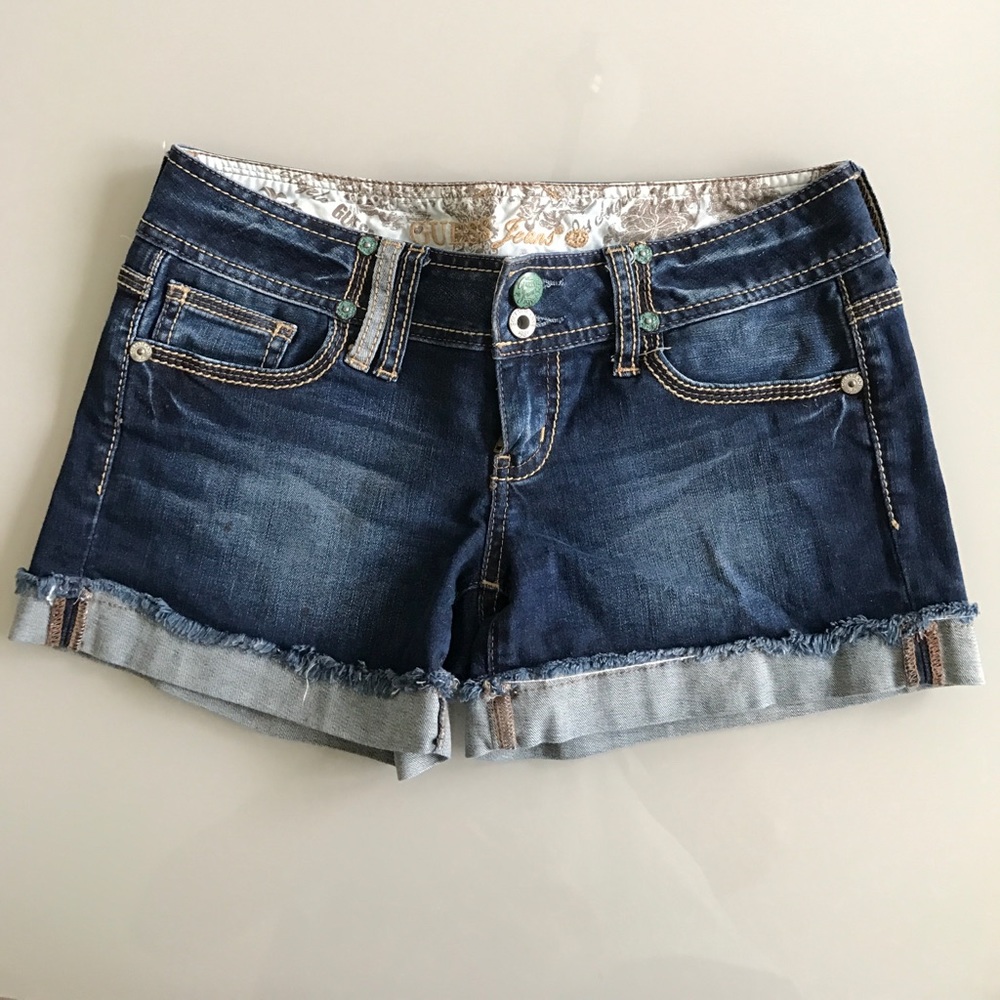 Guess denim Cuffed shorts