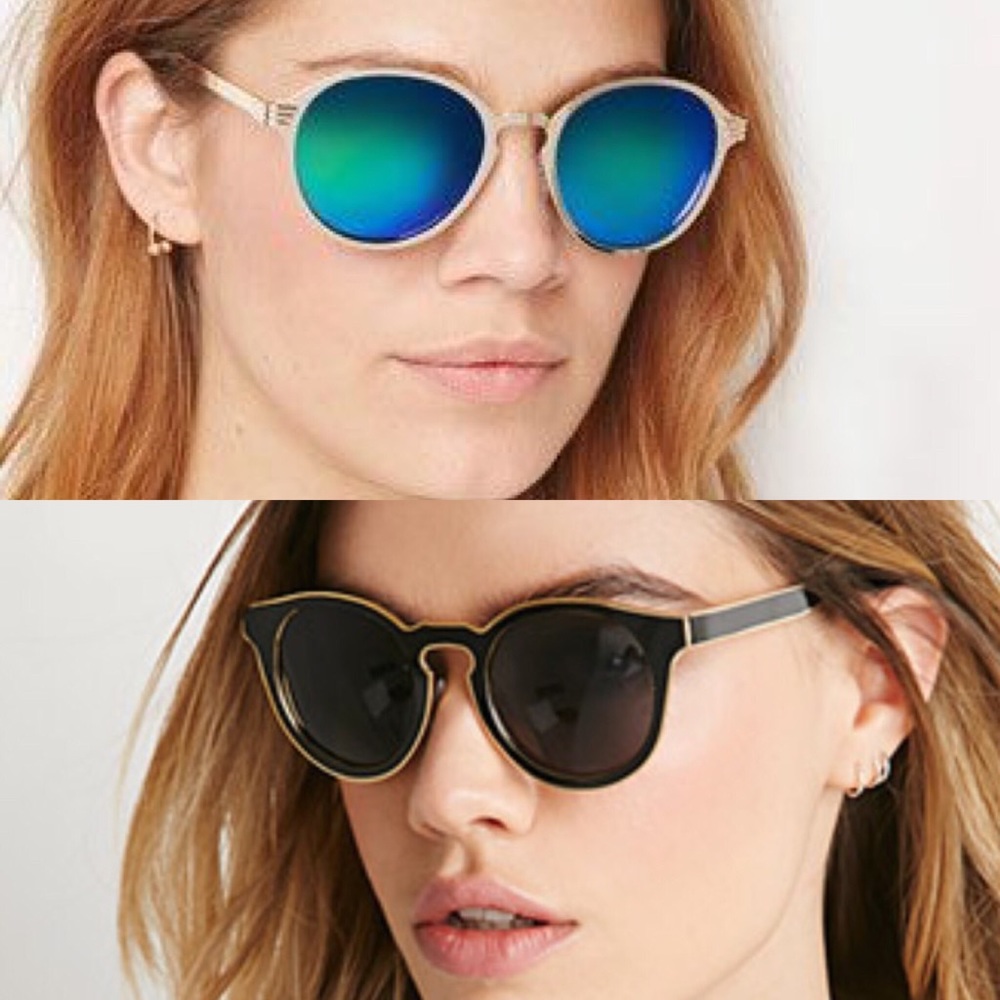 SUNNIES BUNDLE - Cateye and Mirrored Sunglasses