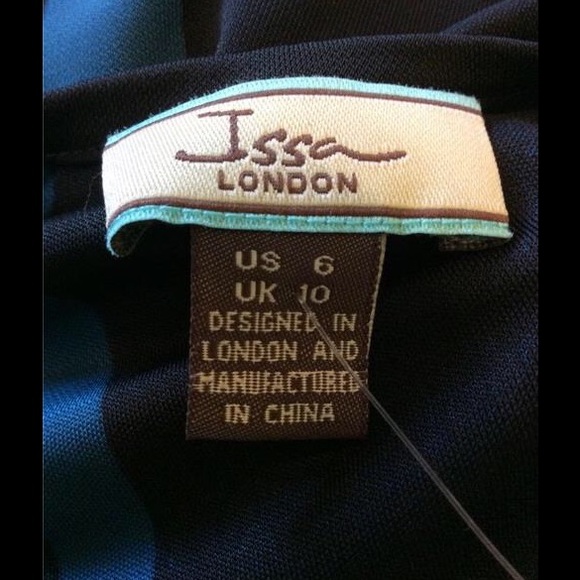 Issa London Blue/Black Dress