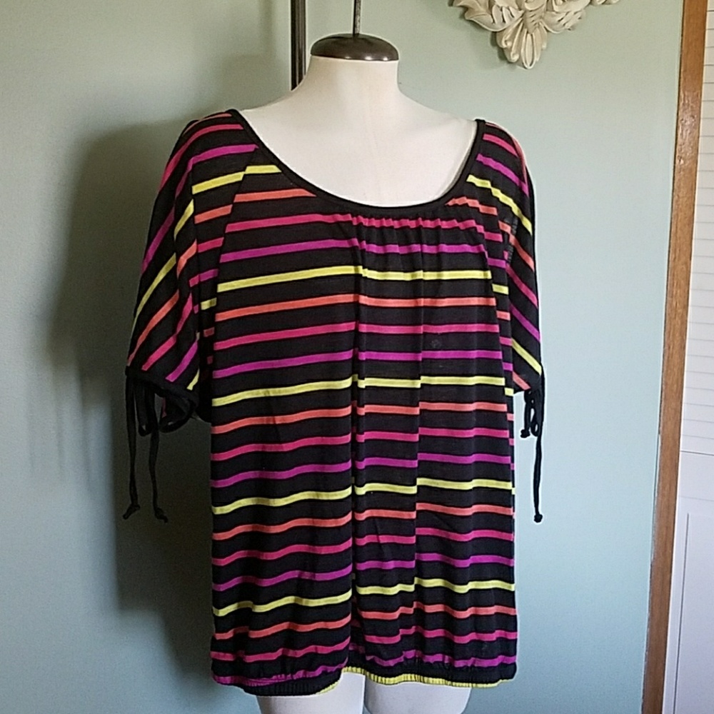 Summer Cold Shoulder Top 3X