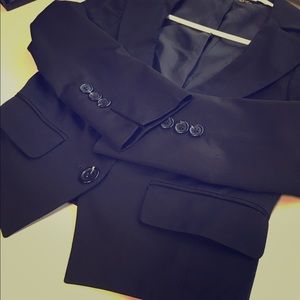 Bebe Crop Top Blazer Jacket