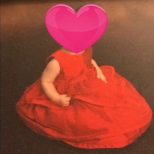 Carter's red special occasion dress Carter's red special occasion dress