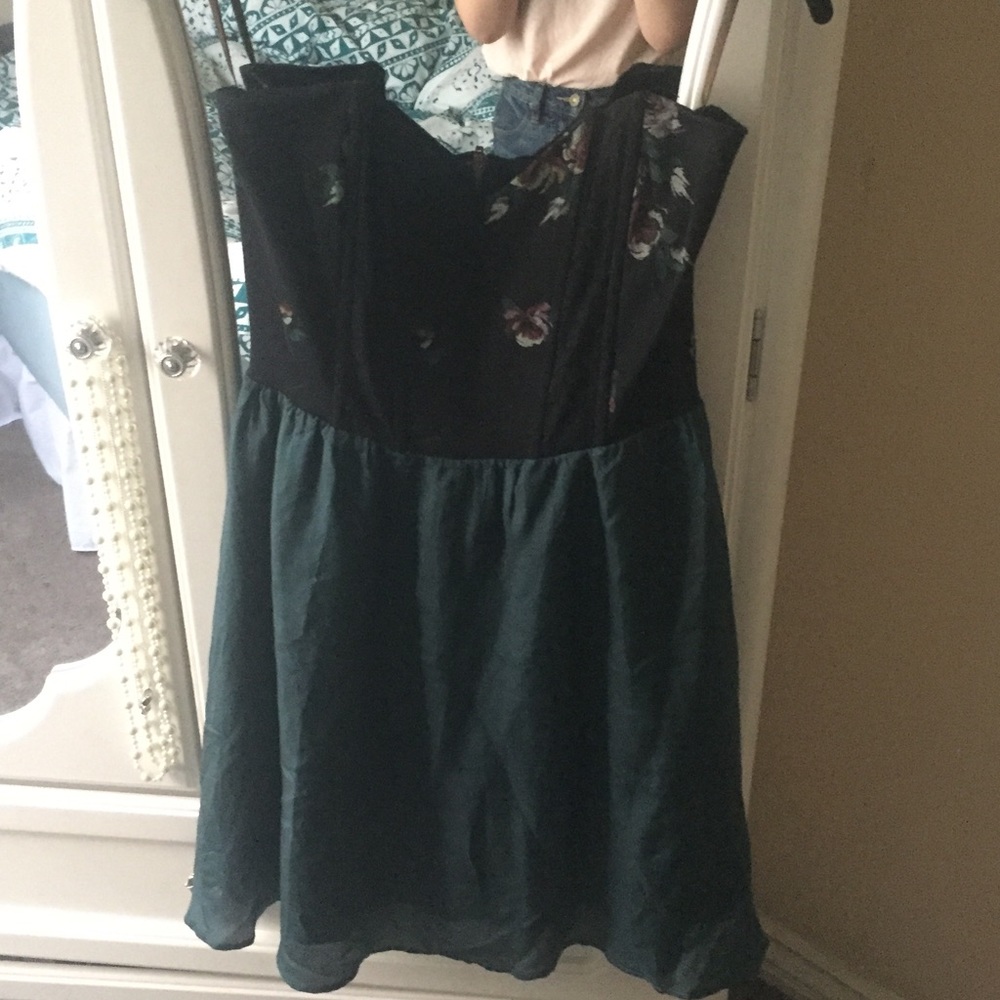 Free People Brand size M strapless dress