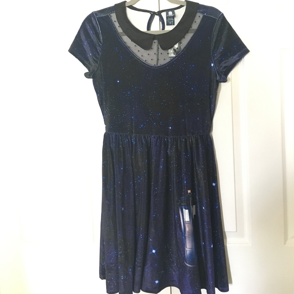 Velvet Tardis in space dress