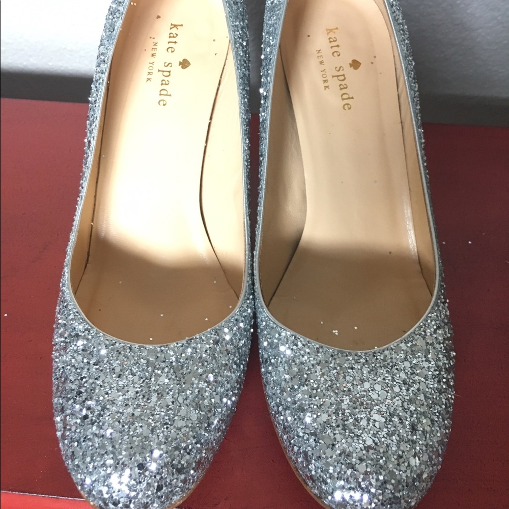 kate spade glitter heels - karolinas