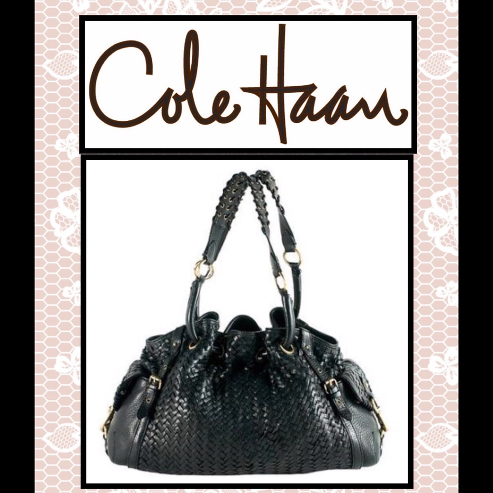 Cole Haan Village Weave Bucket Tote.