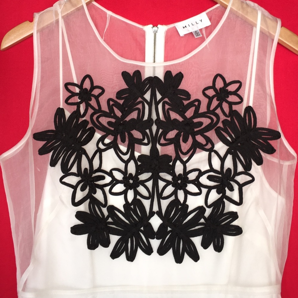 🎉HOST PICK!!!!🎉VINTAGE MILLY SILK DRESS - Picture 2 of 8