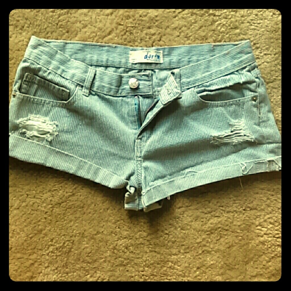 Denim shorts