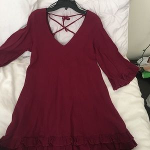 Maroon dress