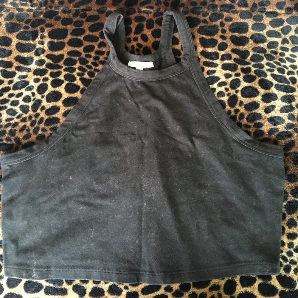 Black Crop top