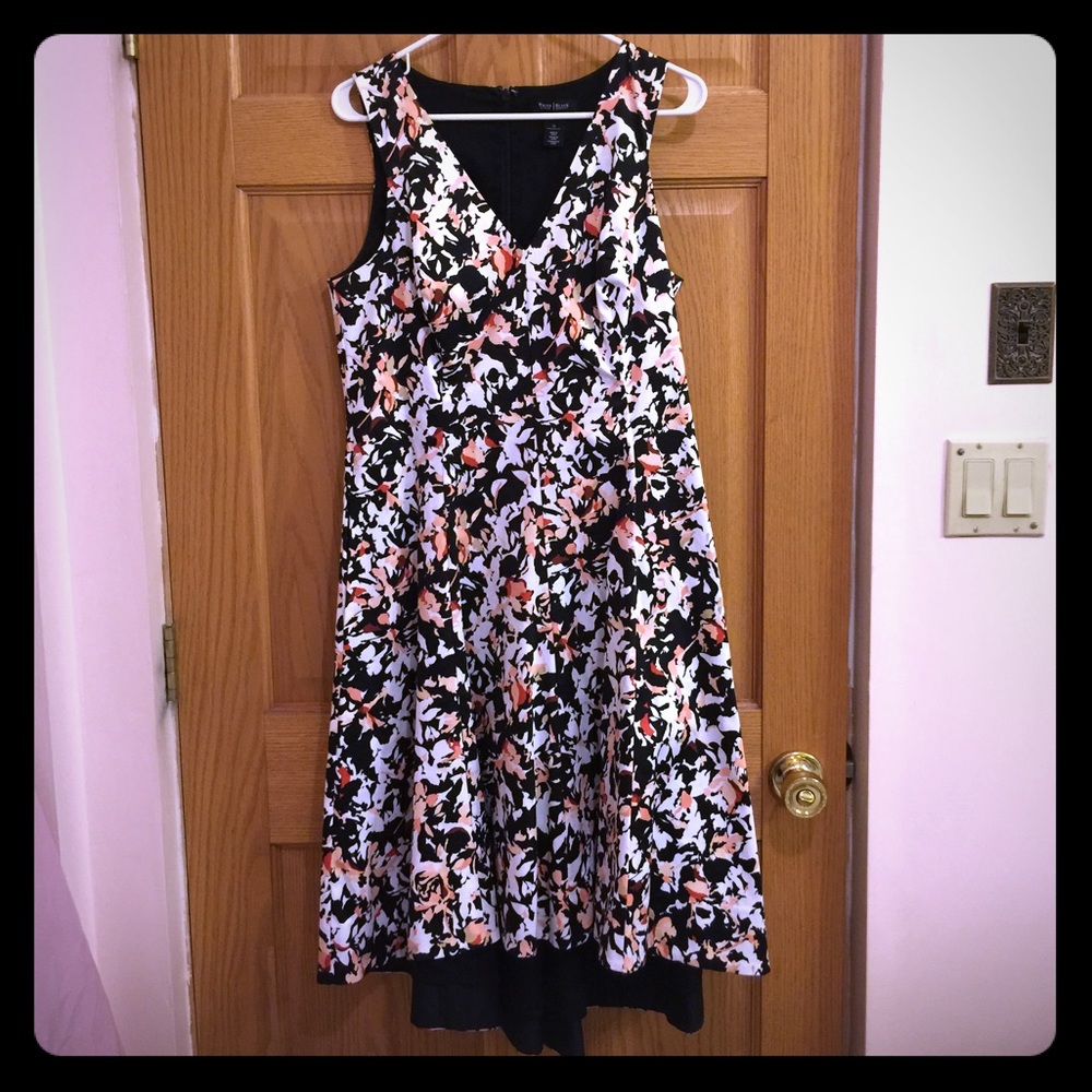 Women's WHBM floral A-line dress