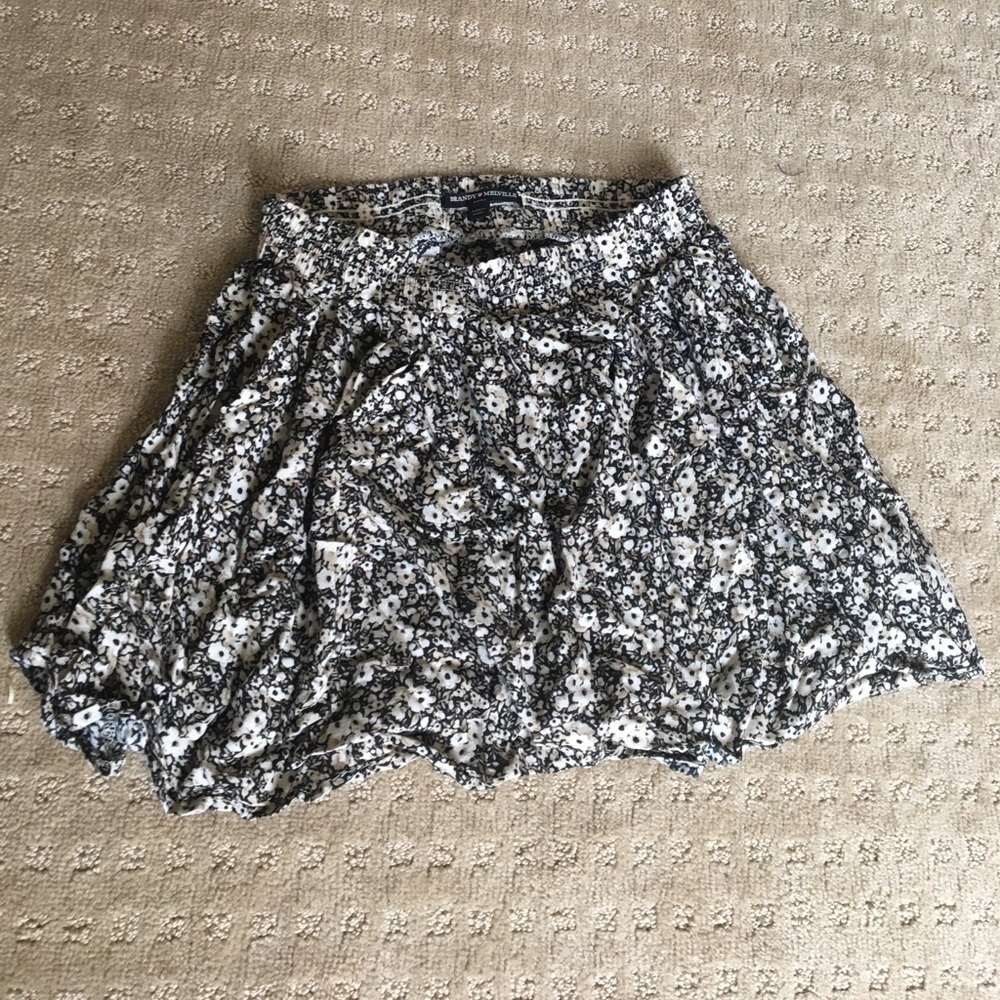 Brandy Melville Floral Skirt