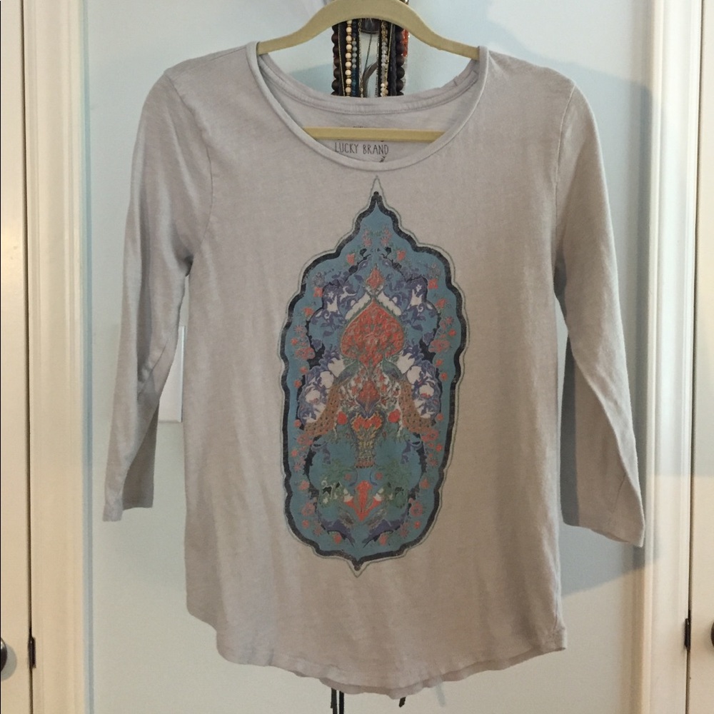 Lucky Brand Pattered Tee