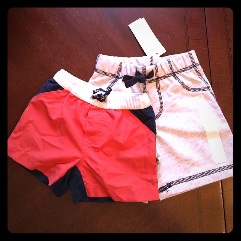 Swim trunk and shorts