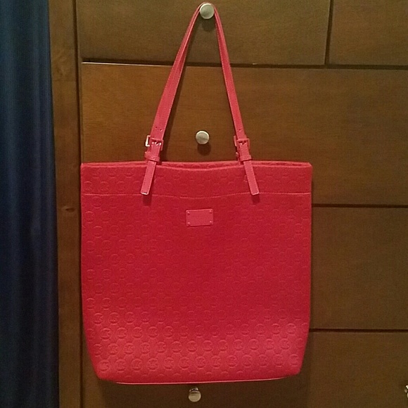Michael Kors Red Tote - Picture 1 of 4