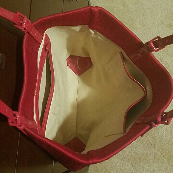 Michael Kors Red Tote - Picture 2 of 4