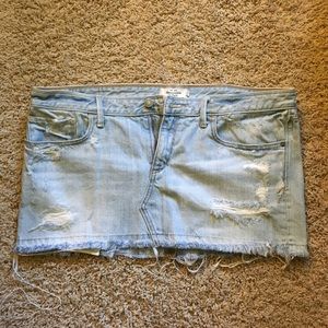 Abercrombie & Fotch Jean Skirt