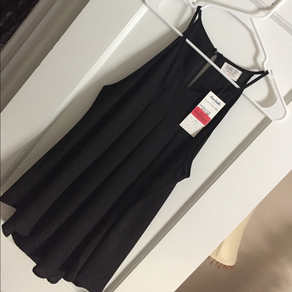 Black dressy and flowy tank