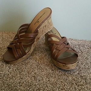 Brown wedge sandal Montego Bay Club 8.5