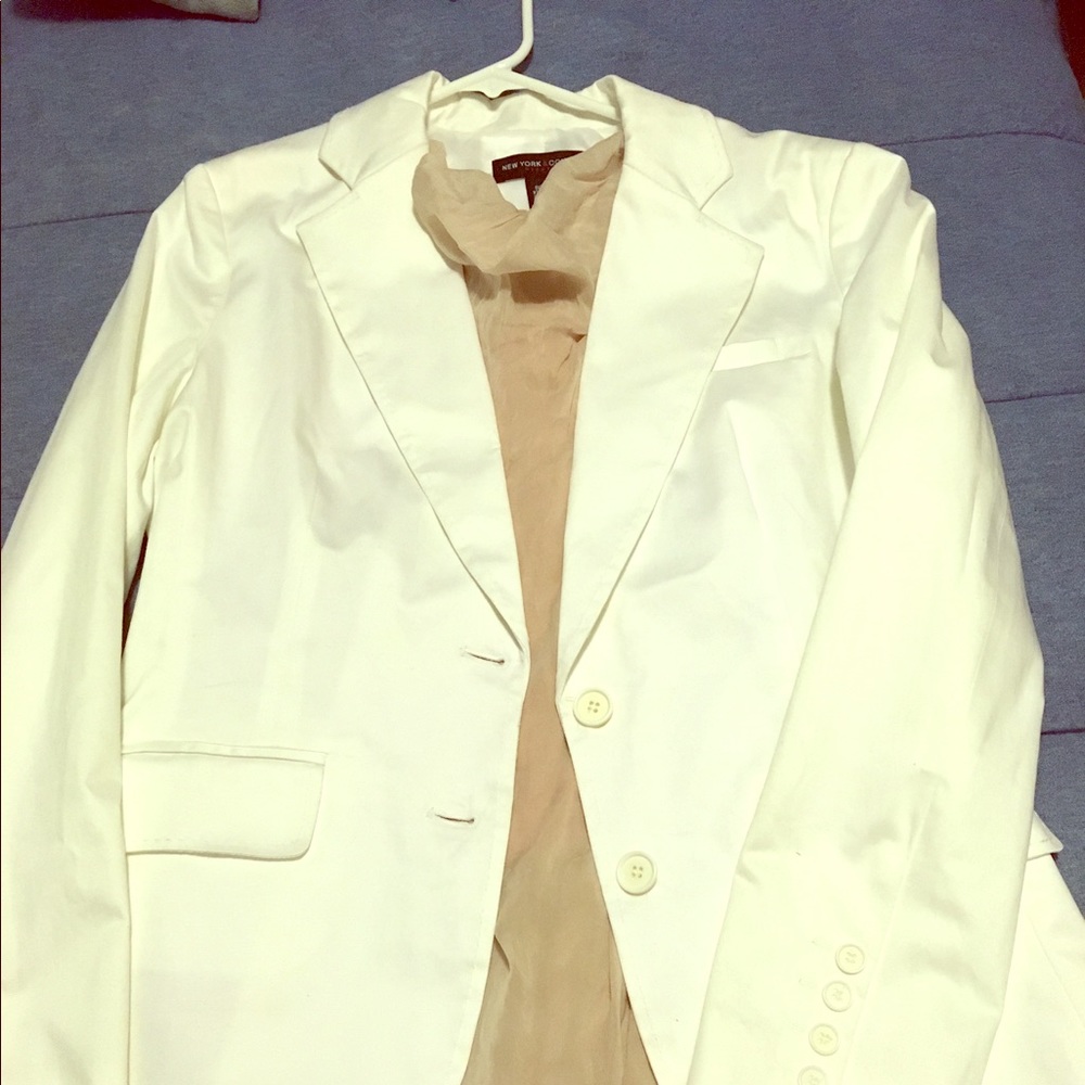 Sleeveless Silk Blouse and NY&Company Blazer