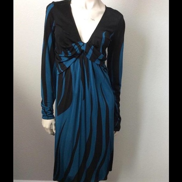 Issa London Blue/Black Dress