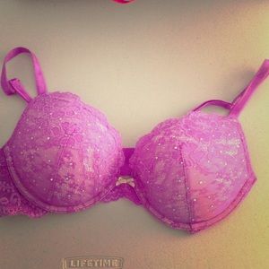 Victoria Secret 36C 'dream angel pushup' purple