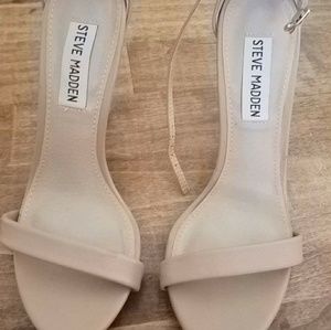 Steve Madden Nude strappy heels