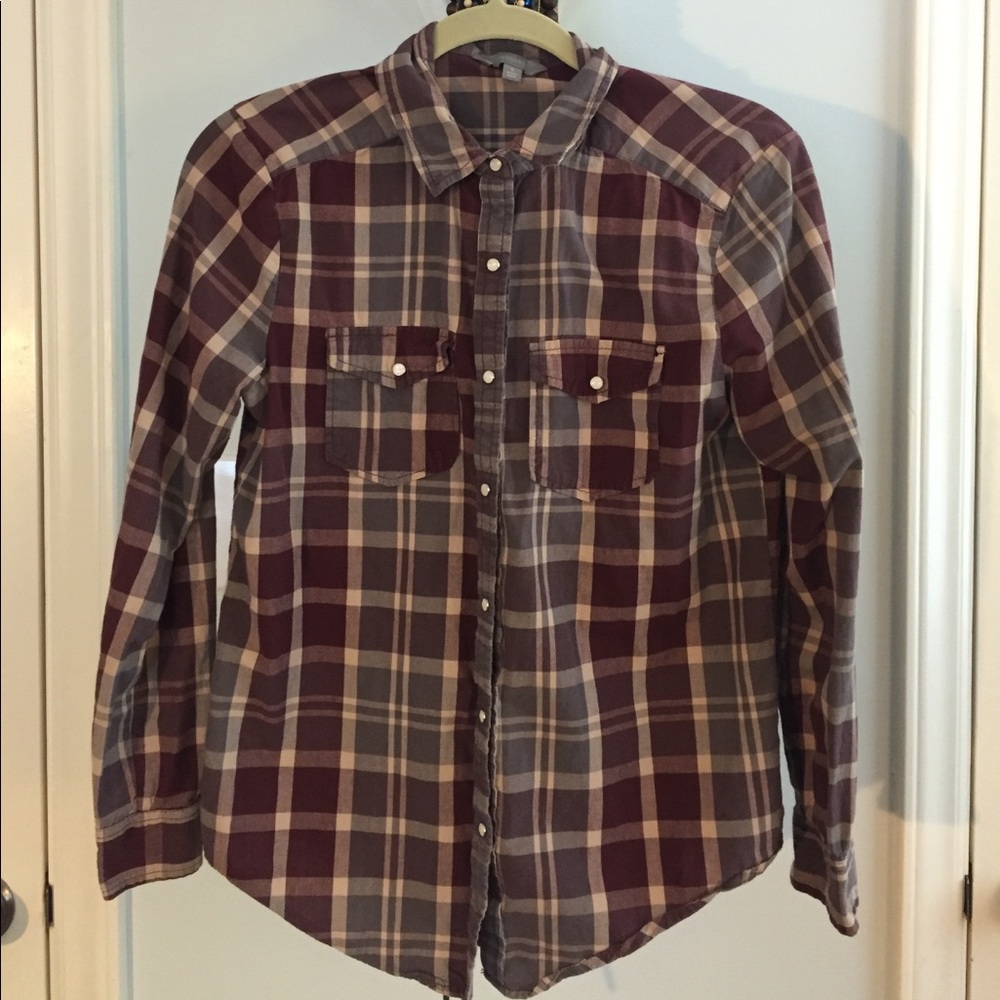 Rubbish Cotton Plaid Shirt